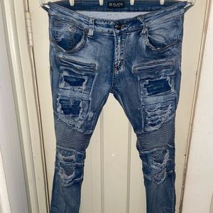 Black premium jeans